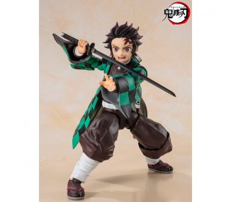 Figura S.H Figuarts Tanjiro Kamado Demon Slayer Kimetsu no Yaiba 14cm