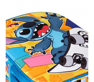 Mochila 3D Skater Stitch Disney 31cm