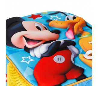 Mochila 3D Pluto & Mickey Disney 31cm