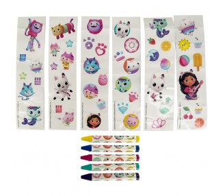 Set papeleria viaje La Casa de Muñecas de Gabby