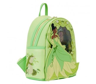 Mochila lenticular Tiana y el Sapo Disney Loungefly 26cm