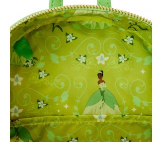 Mochila lenticular Tiana y el Sapo Disney Loungefly 26cm