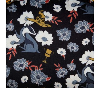 Mochila Hufflepuff House Floral Harry Potter Loungefly 26cm