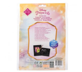 Set papeleria Scratch Art Princesas Disney