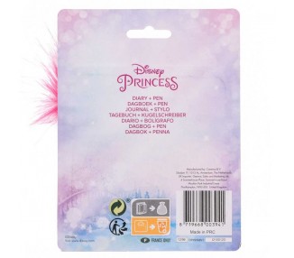 Mini diario + boligrafo Princesas Disney