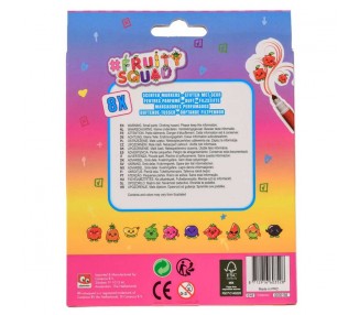 Blister rotuladores perfumados frutas