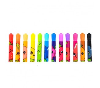 Blister rotuladores perfumados frutas