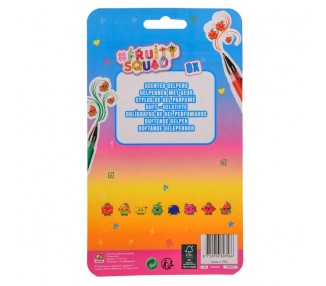 Blister boligrafos perfumados frutas