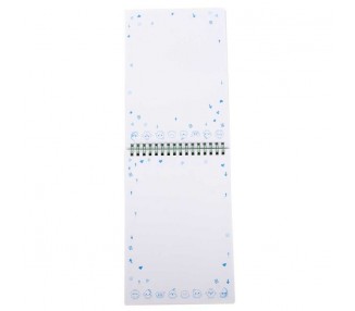 Libreta + pegatinas perfumadas frutas