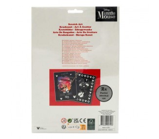 Set papeleria Scratch Art Minnie Disney