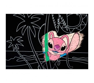 Set papeleria Scratch Art Stitch Disney