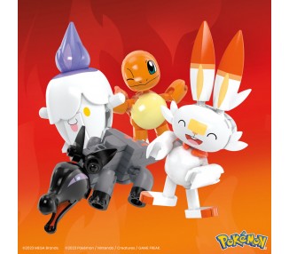 MEGA Construx Equipo de Entrenador de Fuego Pokemon