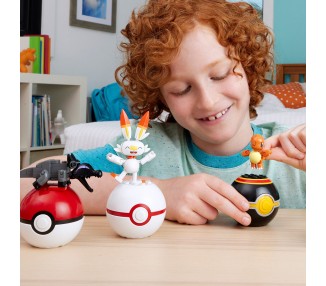 MEGA Construx Equipo de Entrenador de Fuego Pokemon