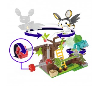 MEGA Construx Emolga & Bulbasaur en el Bosque Encantador Pokemon