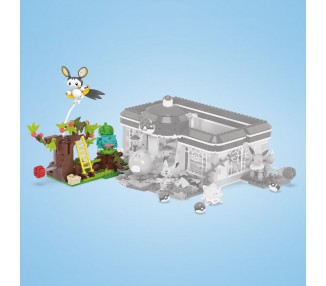MEGA Construx Emolga & Bulbasaur en el Bosque Encantador Pokemon