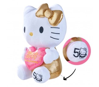 Peluche 50th Anniversario Hello Kitty 30cm