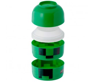 Fiambrera Creeper Minecraft triple