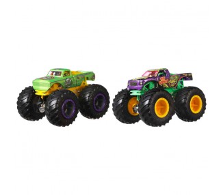 Blister 2 coches Demolicion Monster Trucks Hot Wheels surtido