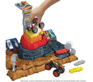 Pista Central Aplastar y Destruir Arena World Monster Trucks Hot Wheels