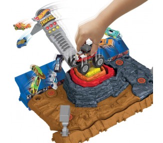 Pista Central Aplastar y Destruir Arena World Monster Trucks Hot Wheels