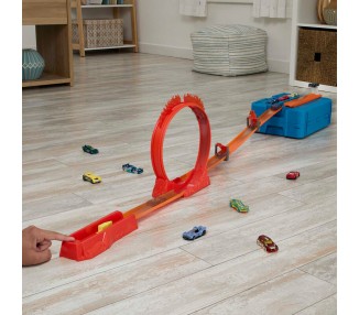 Pista Acrobacias en Llamas Hot Wheels