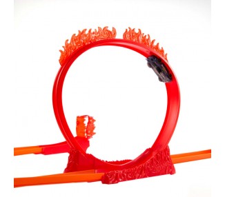 Pista Acrobacias en Llamas Hot Wheels