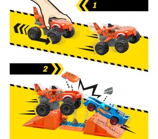 MEGA Construx Pista Tiger Shark Monster Trucks Hot Wheels