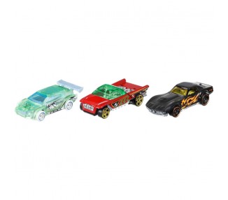 Blister 3 vehiculos Hot Wheels surtido