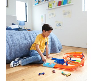 Pista Action Choque en la Pista Hot Wheels