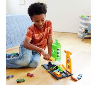 Pista Super Estacion de Gasolinera Hot Wheels