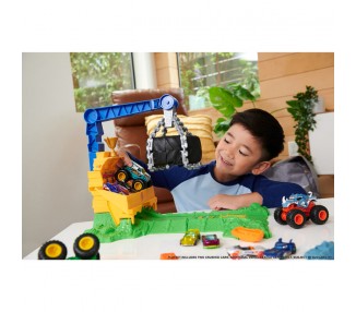 Pista Reto de Rhinomite Arena Smashers Monster Trucks Hot Wheels