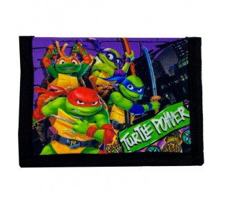 Blister cartera + llavero Mutant Mayhem Tortugas Ninja