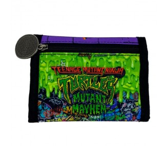 Blister cartera + llavero Mutant Mayhem Tortugas Ninja
