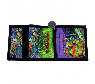 Blister cartera + llavero Mutant Mayhem Tortugas Ninja