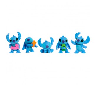 Blister 5 figuras Stitch Disney
