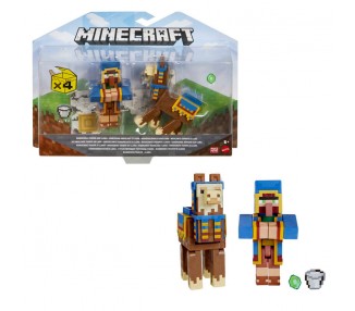 Blister 2 figuras Minecraft 8cm surtido