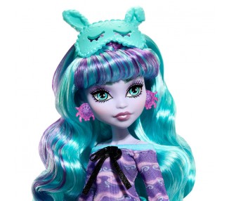 Muñeca Twyla Fiesta Pijama Monster High 25cm