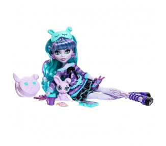 Muñeca Twyla Fiesta Pijama Monster High 25cm