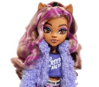 Muñeca Clawdeen Wolf Fiesta Pijama Monster High 25cm