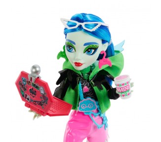 Muñeca Ghoulia Skullmate Secrets Neon Frights Monster High 25cm