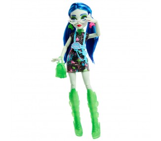 Muñeca Ghoulia Skullmate Secrets Neon Frights Monster High 25cm