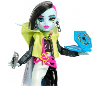 Muñeca Frankie Stein Skullmate Secrets Neon Frights Monster High 25cm