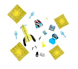 Muñeca Frankie Stein Skullmate Secrets Neon Frights Monster High 25cm