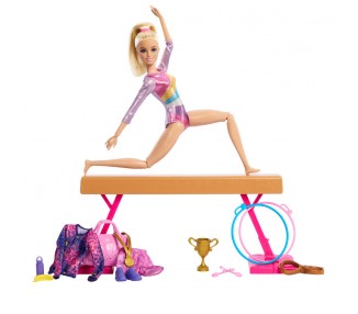 Muñeca Gimnasta + set juego Barbie
