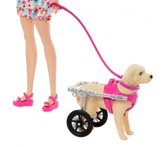 Muñeca Paseadora de Perros Barbie
