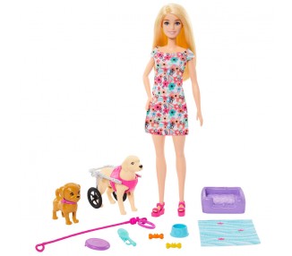 Muñeca Paseadora de Perros Barbie