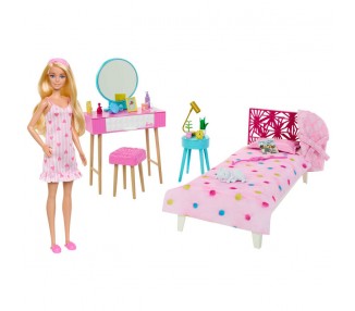 Muñeca + Dormitorio Barbie