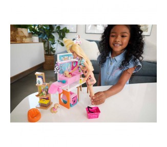 Muñeca + Tienda Mascotas Barbie