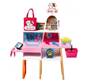 Muñeca + Tienda Mascotas Barbie