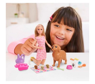 Muñeca y Cachorros Barbie